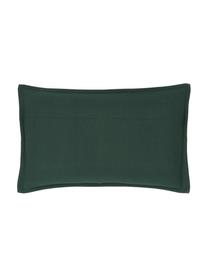 Federa arredo in cotone verde scuro Mads, 100% cotone, Verde scuro, Larg. 30 x Lung. 50 cm