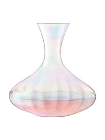 Mondgeblazen decanter Pearl met parelmoer glans 2,4 L, Glas, Parelglans, H 23 cm, 2.5 L