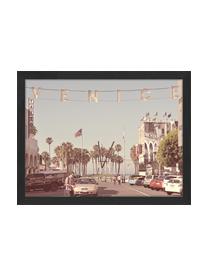 Oprawiony druk cyfrowy Venice Beach, Wielobarwny, S 43 x W 33 cm