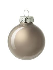 Set de bolas de Navidad Evergreen, 6 uds., Gris claro, Ø 4 x Al 4 cm, 16 uds.