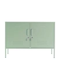 Szafka z metalu Mustard, Metal malowany proszkowo, Szałwiowy zielony, S 100 x W 72 cm