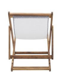 Transat pliable en bois Zoe, Gris