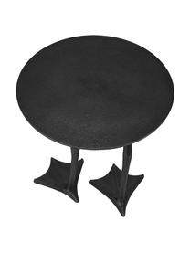 Dekoračný odkladací stolík Duck, Čierna, Ø 35 x V 45 cm