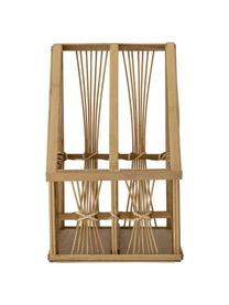 Porte-revues en bambou et rotin Tobi, Bambou, rotin, bois de sapin, contreplaqué, Brun, larg. 21 x haut. 34 cm