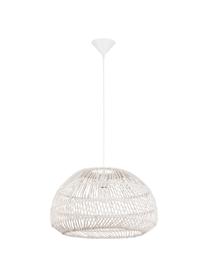 Suspension en rotin Melody, Blanc cassé, Ø 51 x haut. 30 cm