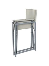 Silla plegable para exterior Taylor, Asiento: plástico (610 g/m²), Estructura: aluminio con pintura en p, Gris, gris antracita, plateado, An 48 x F 56 cm