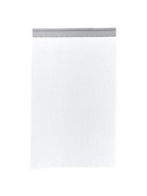 Toalla de baño texturizada Karma, Blanco, negro, Toalla baño, An 90 x L 150 cm