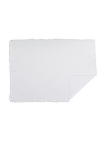 Tovaglia in lino con frange Lucka, Lino, Bianco, Per 6-8 persone (Larg. 150 x Lung. 200 cm)