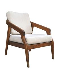 Sillón de madera Mindi, Marrón, An 70 x F 79 cm