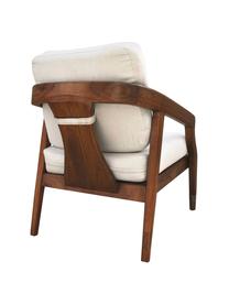 Sillón de madera Mindi, Marrón, An 70 x F 79 cm