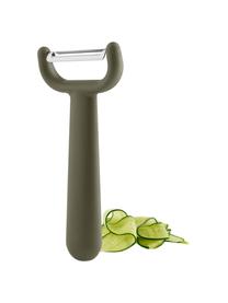 Škrabka na zeleninu Green Tool, Plast, nehrdzavejúca oceľ, Zelená, odtiene striebornej, D 15 cm