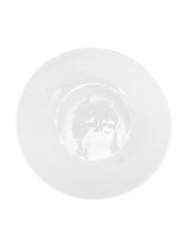 Ciotola centrotavola con superficie irregolare Porcelino, Porcellana, volutamente irregolare, Bianco, Larg. 33 x Prof. 37 cm