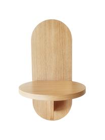 Półka ścienna Oak, Płyta pilśniowa średniej gęstości (MDF) z fornirem z drewna dębowego z certyfikatem FSC, Drewno naturalne, S 20 x W 50 cm