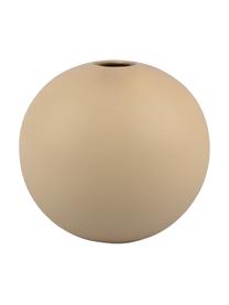 Jarrón de cerámica Rita, Cerámica, Beige, Ø 12 x Al 12 cm