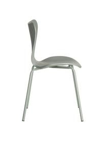 Kunststoffen stoelen Pippi, 2 stuks, Polypropyleen, metaal, Mintgroen, B 47 x D 50 cm