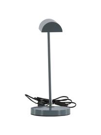Lámpara de escritorio Harmonica, Lámpara: acero recubierto, Cable: plástico, Gris azulado, An 34 x Al 43 cm