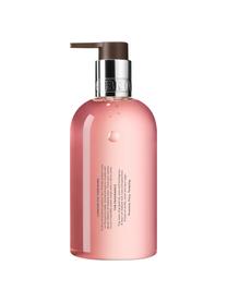 Flüssige Handseife Molton (Rhabarber & Rose), Behälter: Recycelbarer Kunststoff, Rosa, Ø 6 x H 15 cm