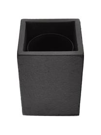 Toilettenbürste Nero mit Schiefer-Behälter, Schiefer, Edelstahl, Kunststoff, Dunkelgrau, H 41 cm