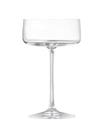 Coupe à champagne en cristal Ceros, 4 pièces, Cristal, Transparent, Ø 20 x haut. 18 cm, 260 ml