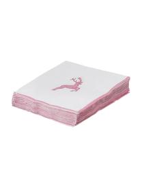 Ontbijtset Rosa Gourmet Deer, 4-delig, Keramiek, Roze, wit, Set met verschillende formaten