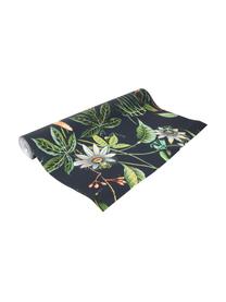 Tapete Tropical Leaves, Vlies, Schwarz, Bunt, B 52 x L 1005 cm