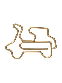 Paperclips Vespa, 15 stuks, Gecoat metaal, Messingkleurig, 3 x 2 cm