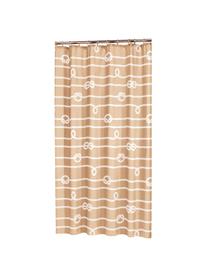 Tenda da doccia Rope, Sabbia, bianco, Larg. 180 x Lung. 200 cm