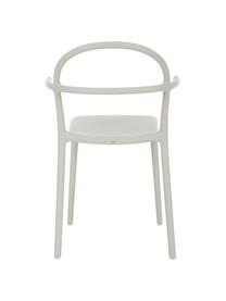 Lichtgrijze kunststoffen stoelen Generic, 2 stuks, Gemodificeerd polypropyleen, Grijs, B 52  x D 51 cm