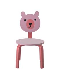 Sedia orsetto Bear, Pannello di fibra a media densità (MDF) verniciato, Rosa, Larg. 32 x Alt. 60 cm