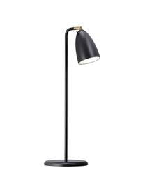 Lámpara de escritorio de metal Nexus 10, Pantalla: metal con pintura en polv, Negro, An 28 x Al 63 cm
