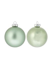 Set de bolas de Navidad Evergreen Ø 8 cm, 6 uds., Verde menta, Ø 8 cm