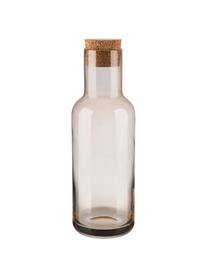 Carafe avec bouchon Fuum, 1 l, Beige, transparent, haut. 29 cm, 1 l