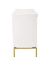 Credenza bianca Elegance, Bianco, Larg. 150 x Alt. 80 cm