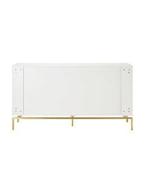 Sideboard Elegance in Weiss, Korpus: Mitteldichte Holzfaserpla, Weiss, 150 x 80 cm