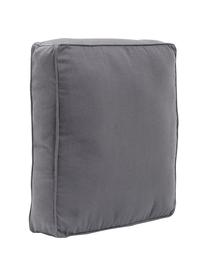 Cuscino sedia Zoe, Rivestimento: 100% cotone, Grigio scuro, Larg. 45 x Lung. 45 cm