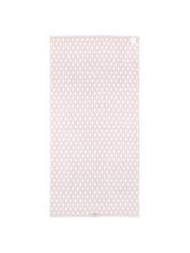 Serviette de toilette réversible en coton pur Ava, Rose, blanc crème, Serviettes de toilette, larg. 50 x long. 100 cm , 2 pièces