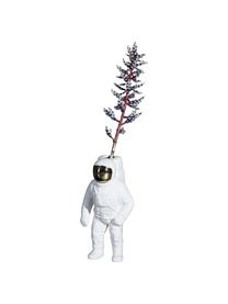 Decoratieve vaas Cosmic Diner Starman, Porselein, Wit, goudkleurig, H 28 cm