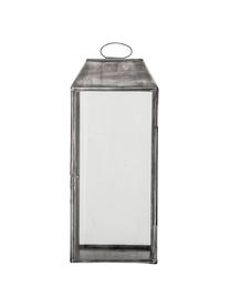 Grande lanterne métal Gagriel, Couleur argentée avec finition antiquaire, larg. 20 x haut. 48 cm