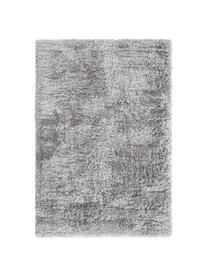 Tapis shaggy gris clair poils longs Lea, Gris