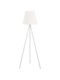 Lampada da terra da esterno con spina Wells, Paralume: materiale sintetico, Bianco, Ø 35 x Alt. 134 cm