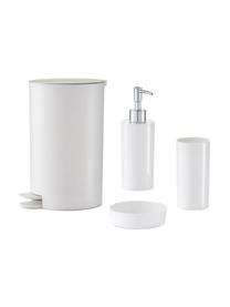 Bad-Accessoires-Set Nika, 4-tlg., Kunststoff, Weiß, Sondergrößen