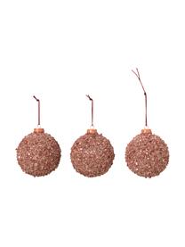 Kerstballen Cinna Ø 8 cm, 3 stuks, Roze, Ø 8 cm