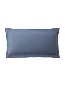 Poszewka na poduszkę z lnu z efektem sprania Nature, 2 szt., Niebieski, S 40 x D 80 cm
