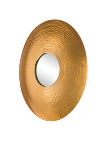 Rundes Wandspiegel-Set Eyes, 3-tlg., Rahmen: Aluminium, gehämmert und , Spiegelfläche: Spiegelglas, Goldfarben, Set mit verschiedenen Größen