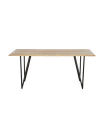 Table avec plateau en bois de chêne Juno, Placage en bois de chêne