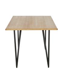 Table avec plateau en bois de chêne Juno, Placage en bois de chêne