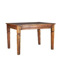 Mesa de comedor extensible Chateaux, Estructura: madera de abedul, Madera de abedul, An 120 x F 90 cm