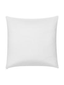 Housse de coussin 45x45 blanc vert Zahra, 100 % coton, Blanc, vert sauge, larg. 45 x long. 45 cm