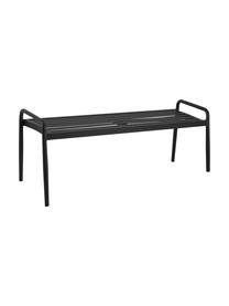 Banc en aluminium Sonnac, Noir, mat