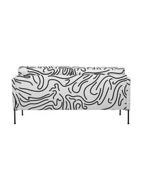 Gemustertes Sofa Fluente (2-Sitzer), Bezug: 100% Polyester Der hochwe, Gestell: Massives Kiefernholz, Webstoff Weiss, B 166 x T 85 cm